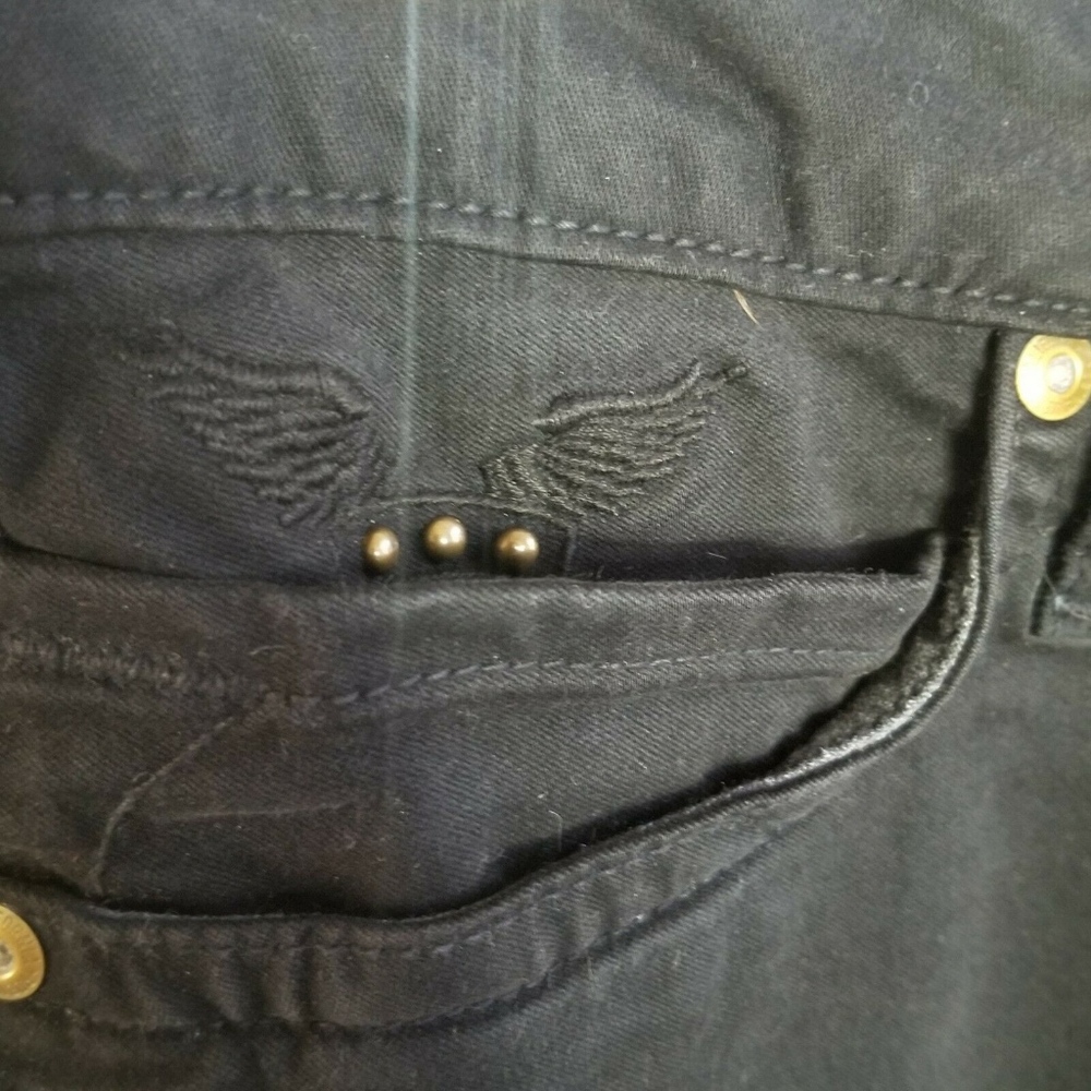 Robins Jean Marilyn straight Low rise Fray Hem - Picture 3 of 8